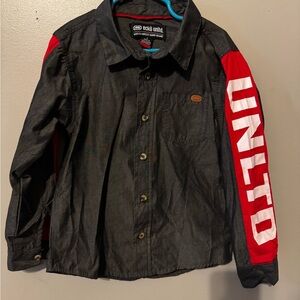 Ecko Unlimited Kids Black and Red Jean Jacket